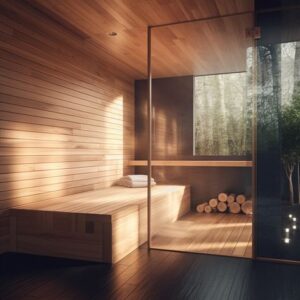 Gestaltung einer Sauna